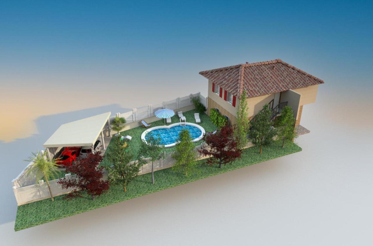 Appartamento Jessica Con Piscina Privata 马内尔巴 外观 照片